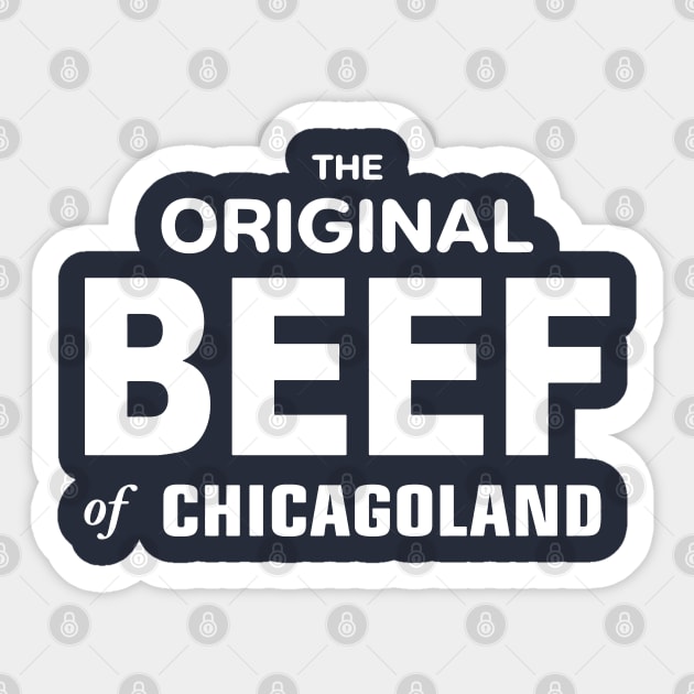 The Original Beef // The Bear Sticker by Vamp Pattern